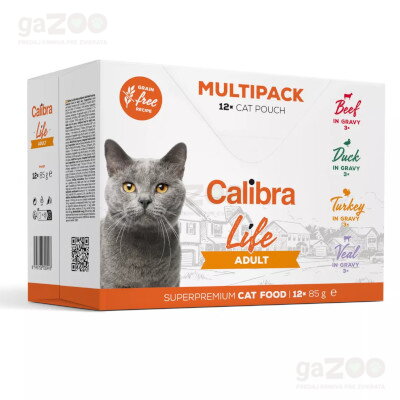 CALIBRA Cat Life kapsičky Adult Multipack 12x85g