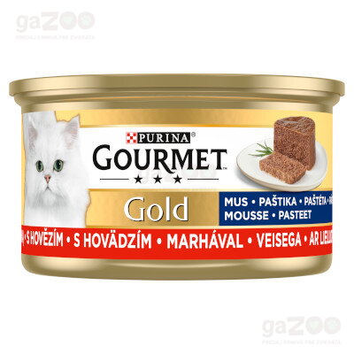 GOURMET Gold paštéta s hovädzím 85g