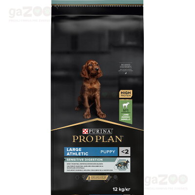 PRO PLAN Large Puppy Athletic Sensitive Digestion Jahňacie 12kg