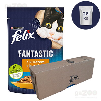 FELIX Fantastic s kuraťom v želé 26x85g