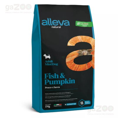 ALLEVA NATURAL dog Adult mini Fish & Pumpkin 2kg