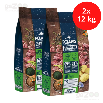 POLARIS GF Puppy Large Breed Lamb & Salmon 2x12kg