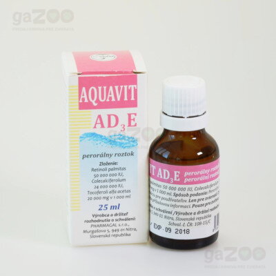 AQUAVIT AD3E perorálny roztok 25ml