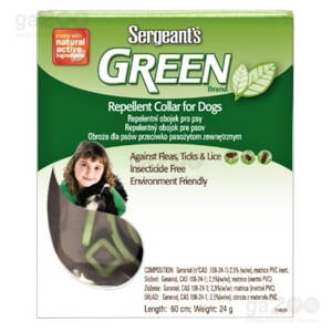 SERGEANT´S Green repelentný obojok pre psy 60cm