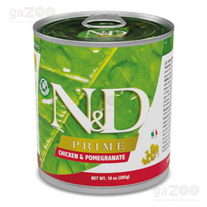 N&D dog PRIME Chicken & Pomegranate konzerva 285g