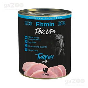 FITMIN dog For Life Turkey 800g